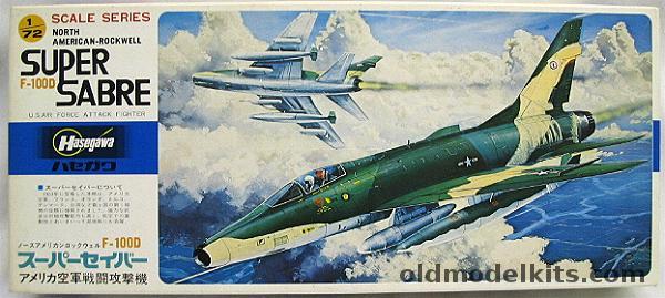 Hasegawa 1/72 F-100D Super Sabre - 131 / 308 / 8th, JS035-400 plastic model kit